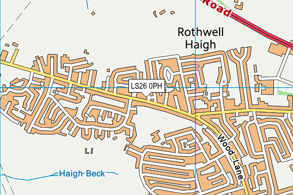 LS26 0PH map - OS VectorMap District (Ordnance Survey)