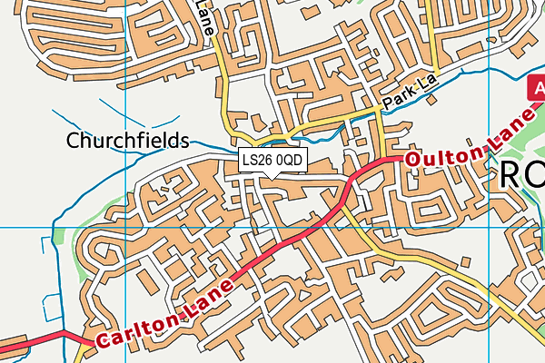 Map of ROTHWELL PUB COMPANY LIMITED at district scale