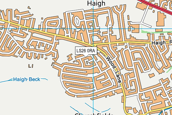 Rothwell Victoria Junior School map (LS26 0RA) - OS VectorMap District (Ordnance Survey)