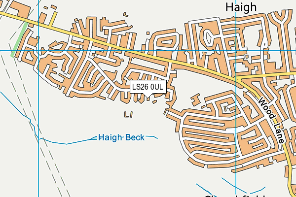 LS26 0UL map - OS VectorMap District (Ordnance Survey)