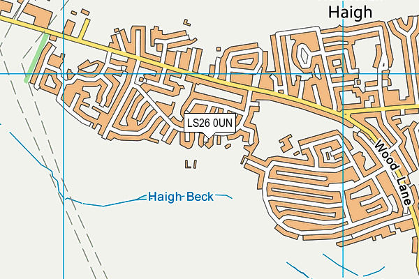 LS26 0UN map - OS VectorMap District (Ordnance Survey)
