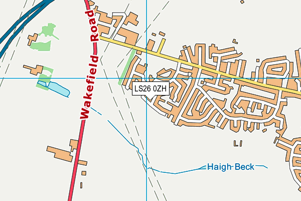 LS26 0ZH map - OS VectorMap District (Ordnance Survey)