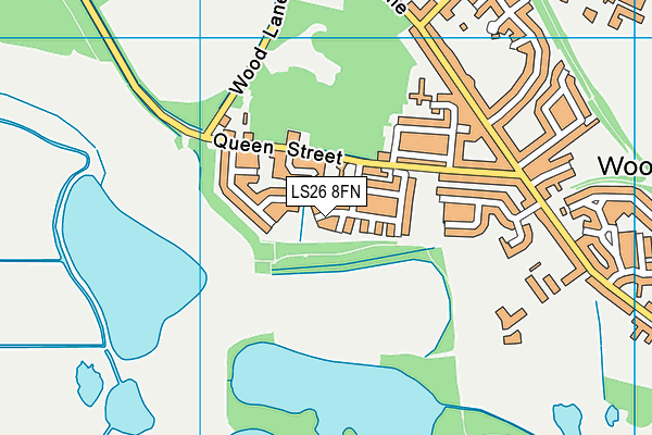 LS26 8FN map - OS VectorMap District (Ordnance Survey)