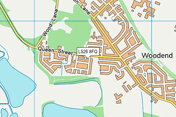LS26 8FQ map - OS VectorMap District (Ordnance Survey)