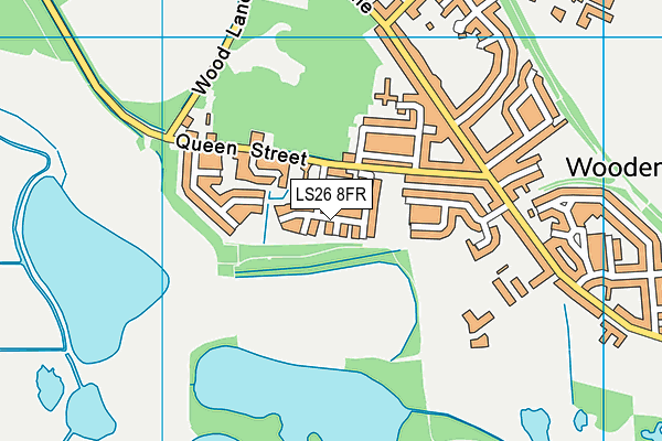 LS26 8FR map - OS VectorMap District (Ordnance Survey)