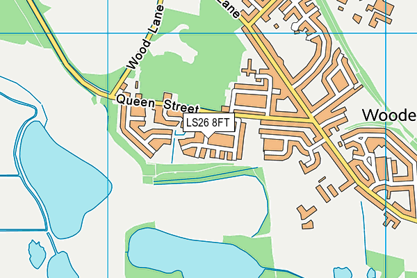 LS26 8FT map - OS VectorMap District (Ordnance Survey)