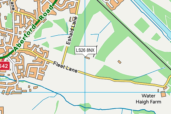 Rothwell Juniors Football Club map (LS26 8NX) - OS VectorMap District (Ordnance Survey)