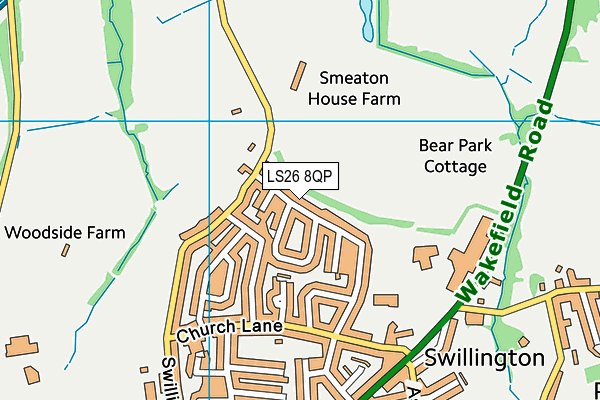 Map of THE SWILLINGTON MANAGEMENT COMPANY LIMITED at district scale