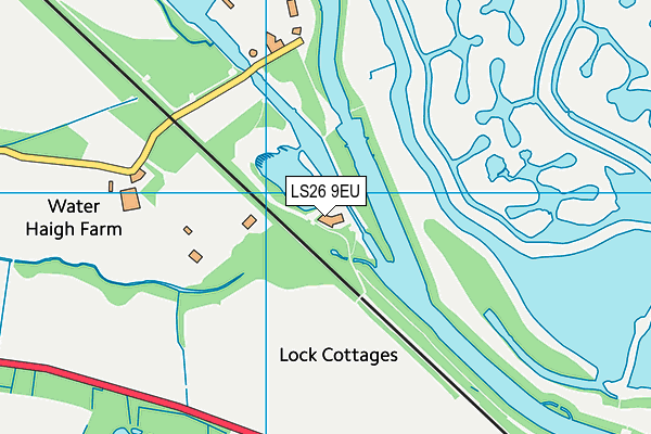 LS26 9EU map - OS VectorMap District (Ordnance Survey)