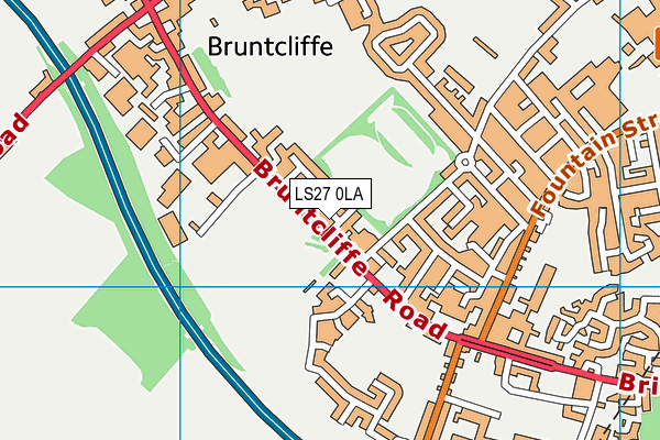 Dartmouth Park map (LS27 0LA) - OS VectorMap District (Ordnance Survey)