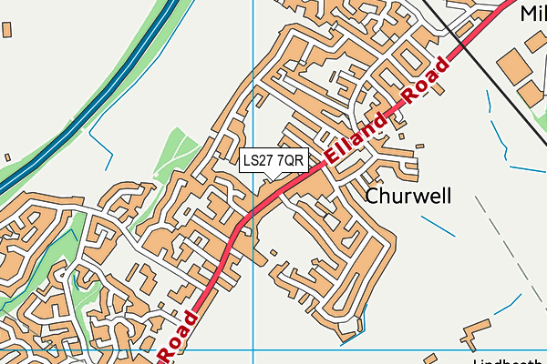Map of LITTLE BUTTONS (CHURWELL) LIMITED at district scale