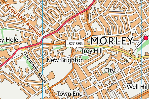 Map of MORLEY MOTOR SPARES LIMITED at district scale