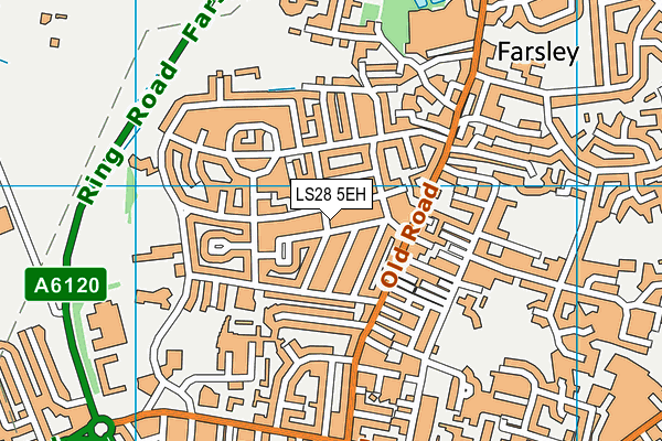 LS28 5EH map - OS VectorMap District (Ordnance Survey)