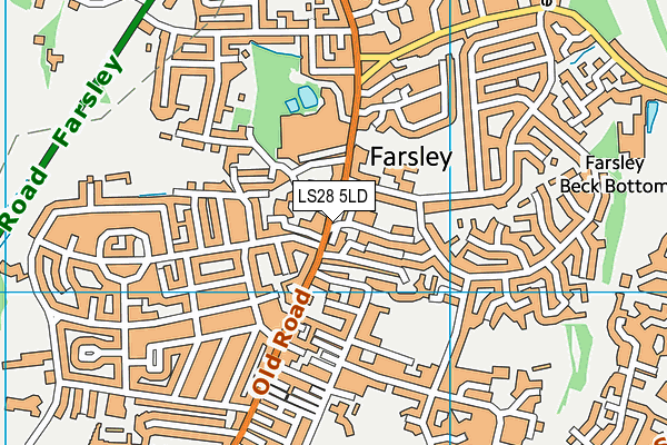 Map of FARSLEY TRAVEL LIMITED at district scale