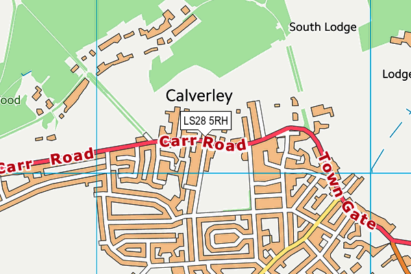 Map of SKS CALVERLEY LIMITED at district scale