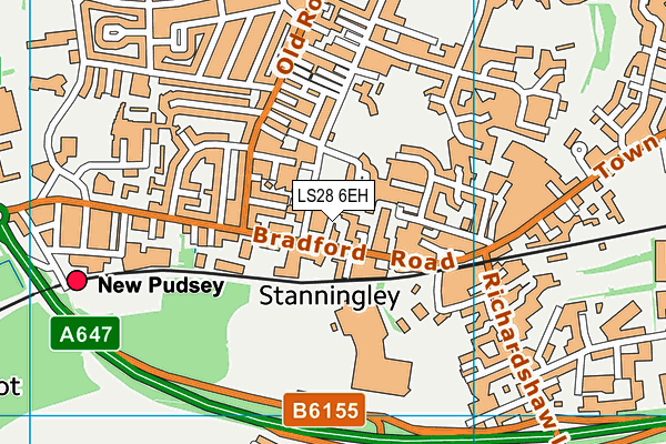 Map of WESTFIELD (STANNINGLEY) MANAGEMENT COMPANY LIMITED at district scale