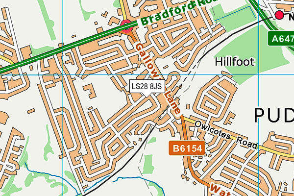Map of A1 DRIVEWAYS AND BUILDING LTD at district scale