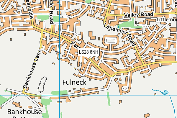 LS28 8NH map - OS VectorMap District (Ordnance Survey)