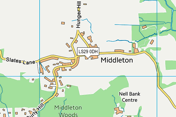 LS29 0DH map - OS VectorMap District (Ordnance Survey)