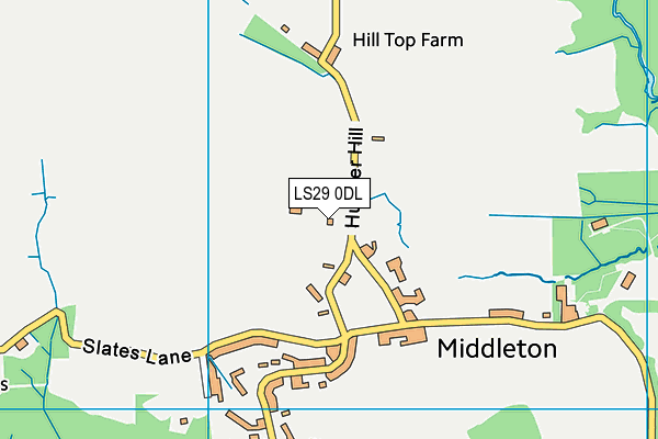 LS29 0DL map - OS VectorMap District (Ordnance Survey)