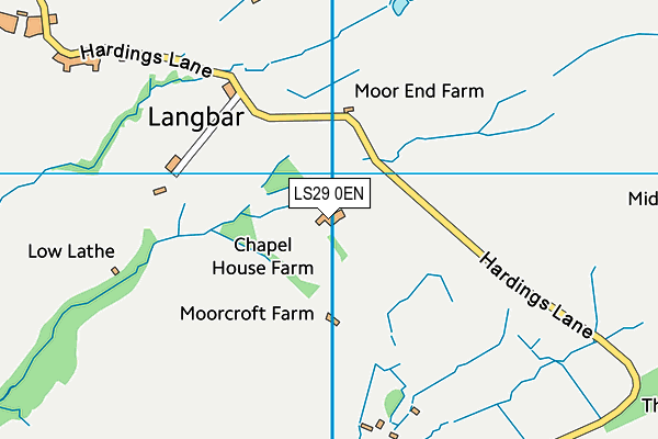 LS29 0EN map - OS VectorMap District (Ordnance Survey)