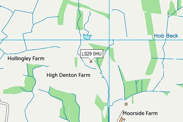 LS29 0HU map - OS VectorMap District (Ordnance Survey)