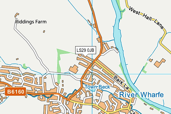 Map of D C ROBERTS LTD at district scale