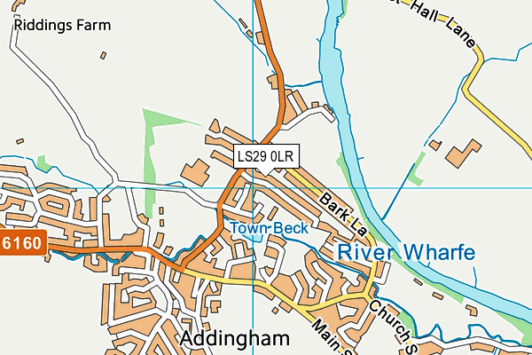 LS29 0LR map - OS VectorMap District (Ordnance Survey)