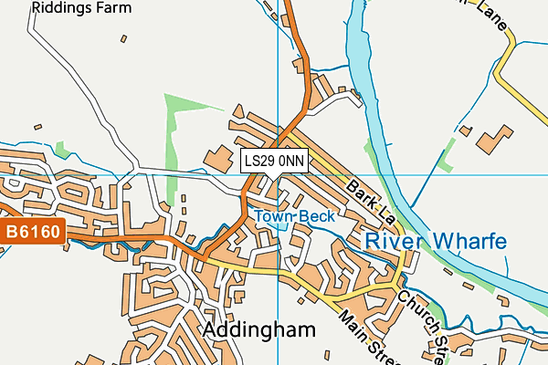 LS29 0NN map - OS VectorMap District (Ordnance Survey)