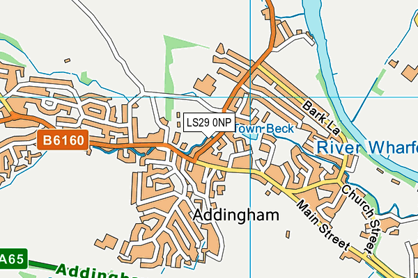 LS29 0NP map - OS VectorMap District (Ordnance Survey)