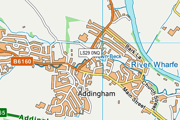 LS29 0NQ map - OS VectorMap District (Ordnance Survey)