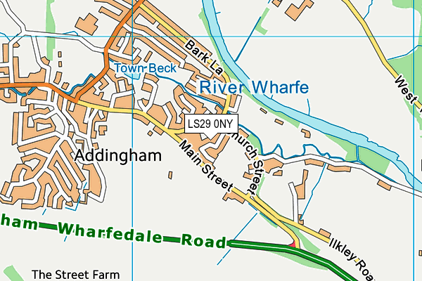 LS29 0NY map - OS VectorMap District (Ordnance Survey)