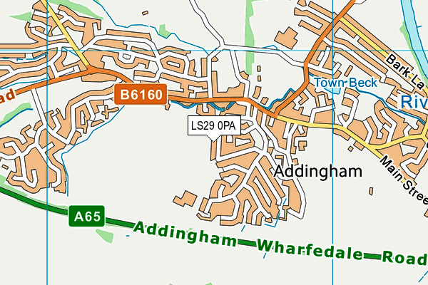 LS29 0PA map - OS VectorMap District (Ordnance Survey)