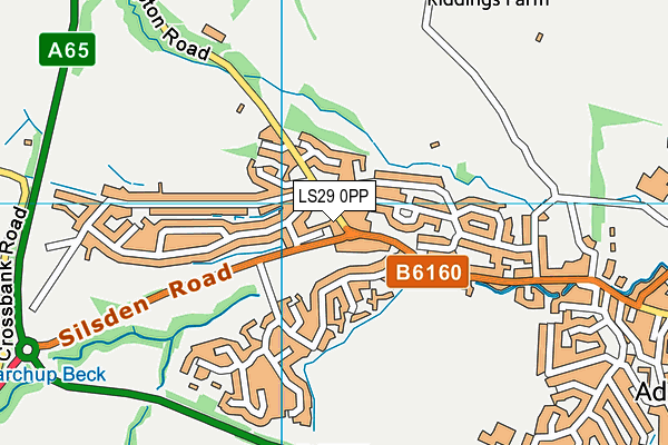 LS29 0PP map - OS VectorMap District (Ordnance Survey)