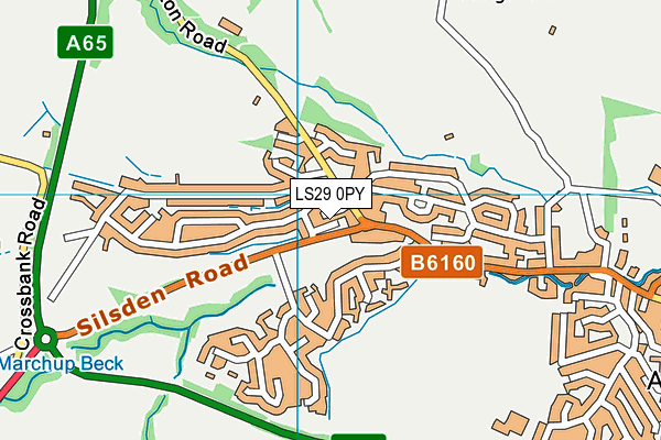 LS29 0PY map - OS VectorMap District (Ordnance Survey)