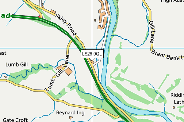 LS29 0QL map - OS VectorMap District (Ordnance Survey)