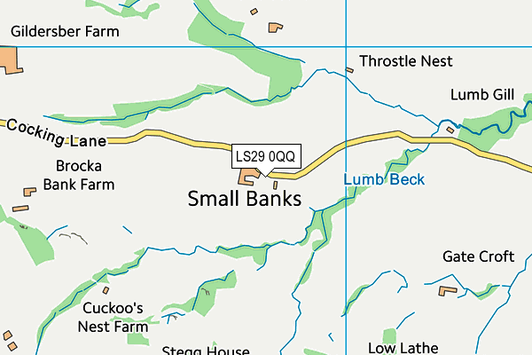 LS29 0QQ map - OS VectorMap District (Ordnance Survey)