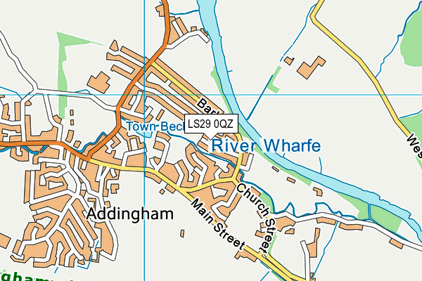 LS29 0QZ map - OS VectorMap District (Ordnance Survey)