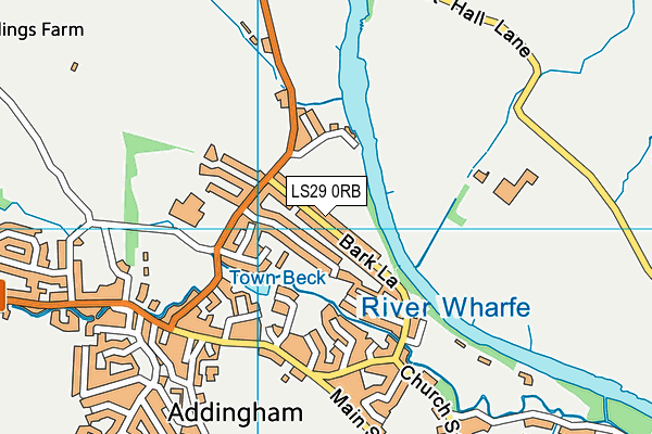 LS29 0RB map - OS VectorMap District (Ordnance Survey)