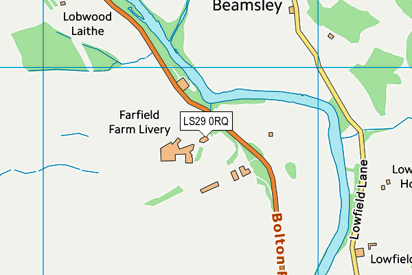 LS29 0RQ map - OS VectorMap District (Ordnance Survey)