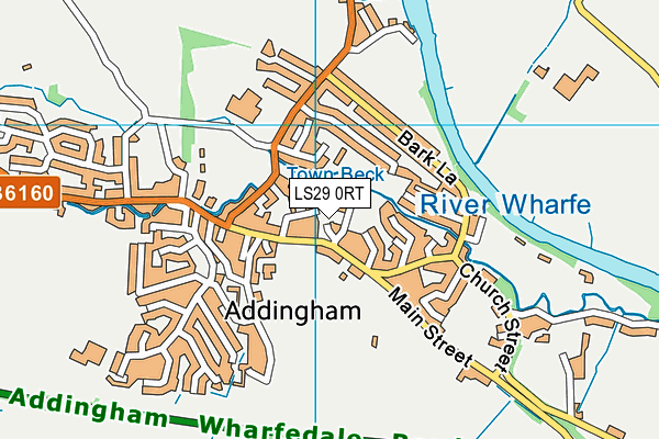 LS29 0RT map - OS VectorMap District (Ordnance Survey)