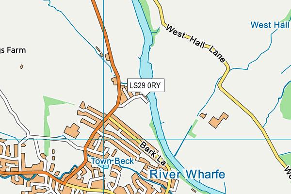 LS29 0RY map - OS VectorMap District (Ordnance Survey)