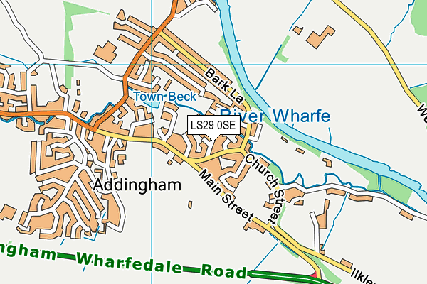 LS29 0SE map - OS VectorMap District (Ordnance Survey)