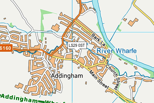 LS29 0ST map - OS VectorMap District (Ordnance Survey)