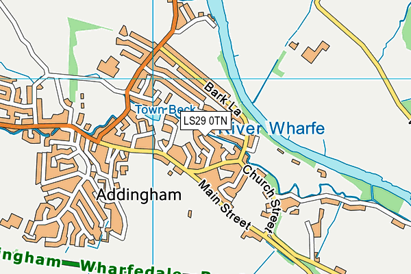 LS29 0TN map - OS VectorMap District (Ordnance Survey)