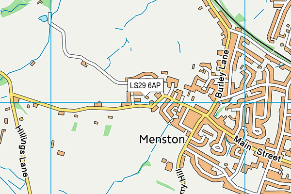 LS29 6AP map - OS VectorMap District (Ordnance Survey)