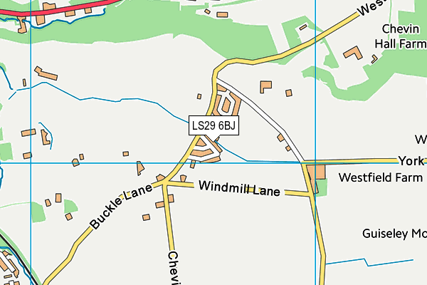 LS29 6BJ map - OS VectorMap District (Ordnance Survey)