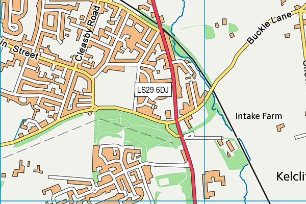 LS29 6DJ map - OS VectorMap District (Ordnance Survey)