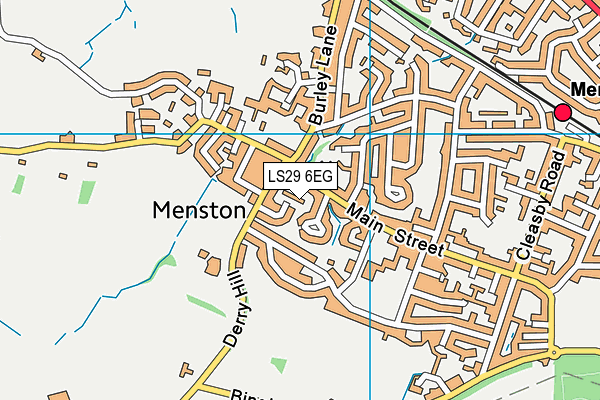LS29 6EG map - OS VectorMap District (Ordnance Survey)