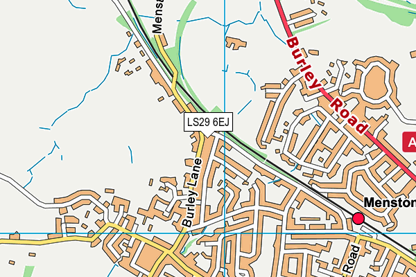 LS29 6EJ map - OS VectorMap District (Ordnance Survey)